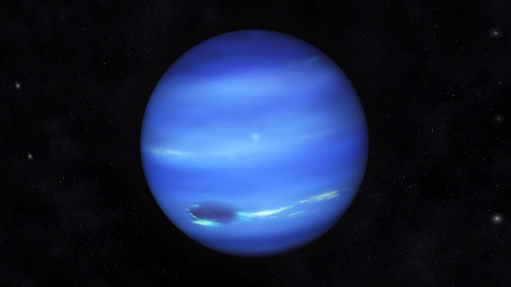 Il gigante gassoso Nettuno