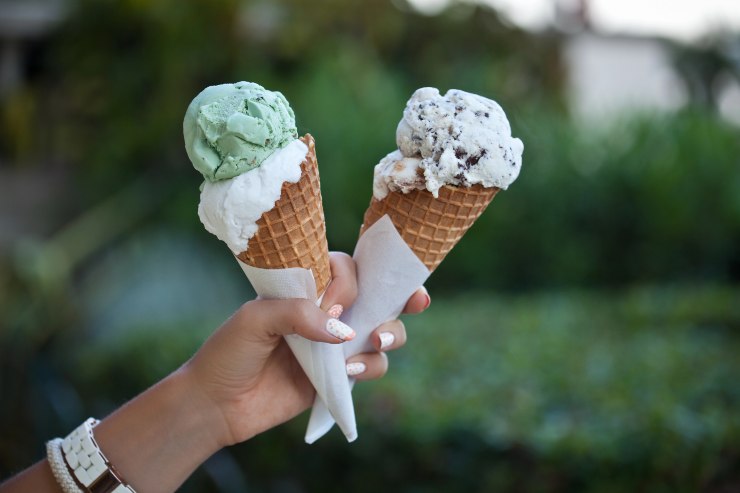 gelati e dolcificanti come aspartame