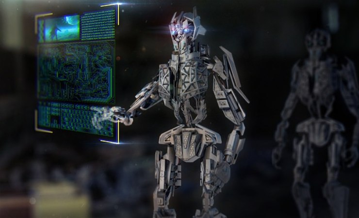robot dell'IA