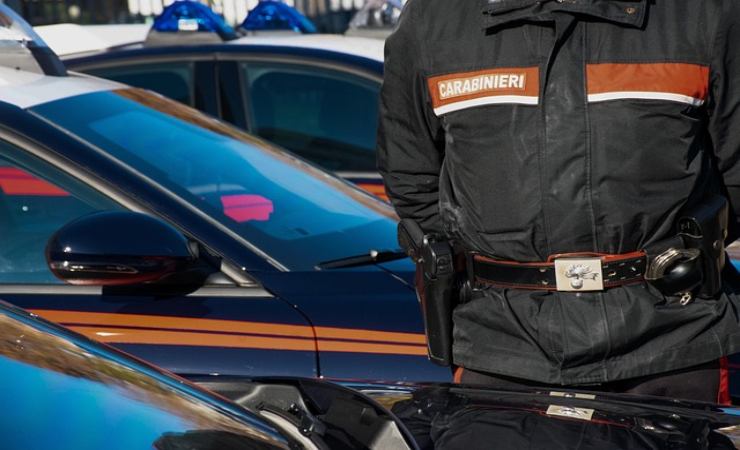 posto di blocco dei carabinieri