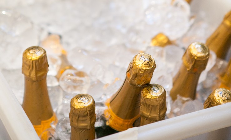 bottiglie di champagne