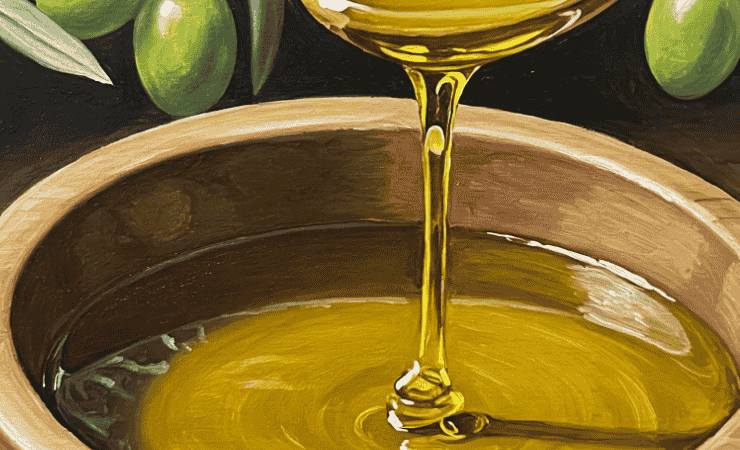 Olio evo ciotola