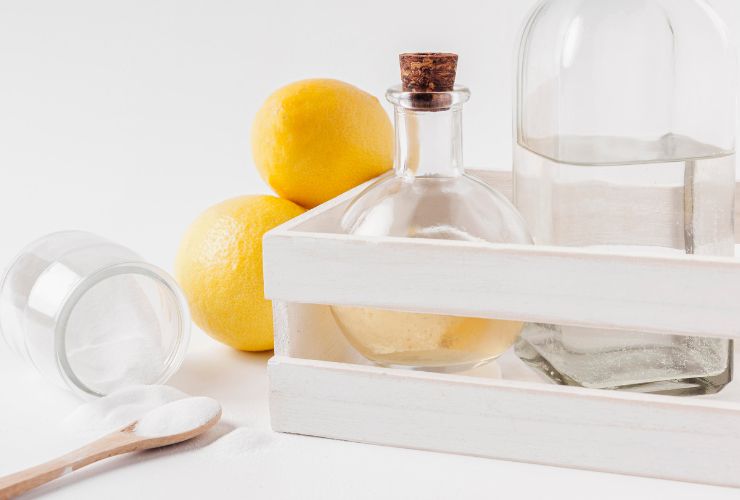aceto bicarbonato limone