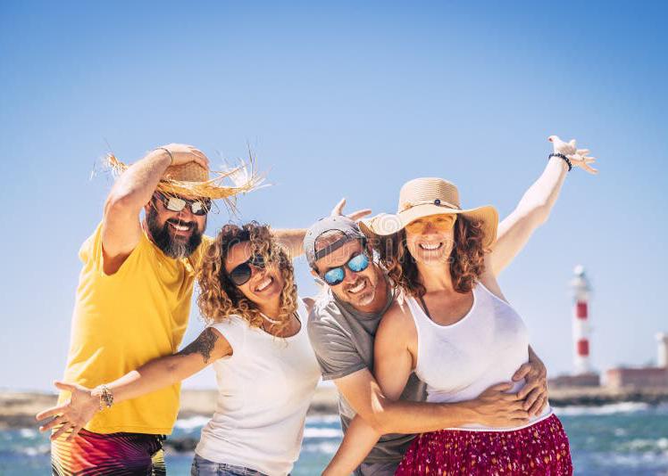 Persone in vacanza
