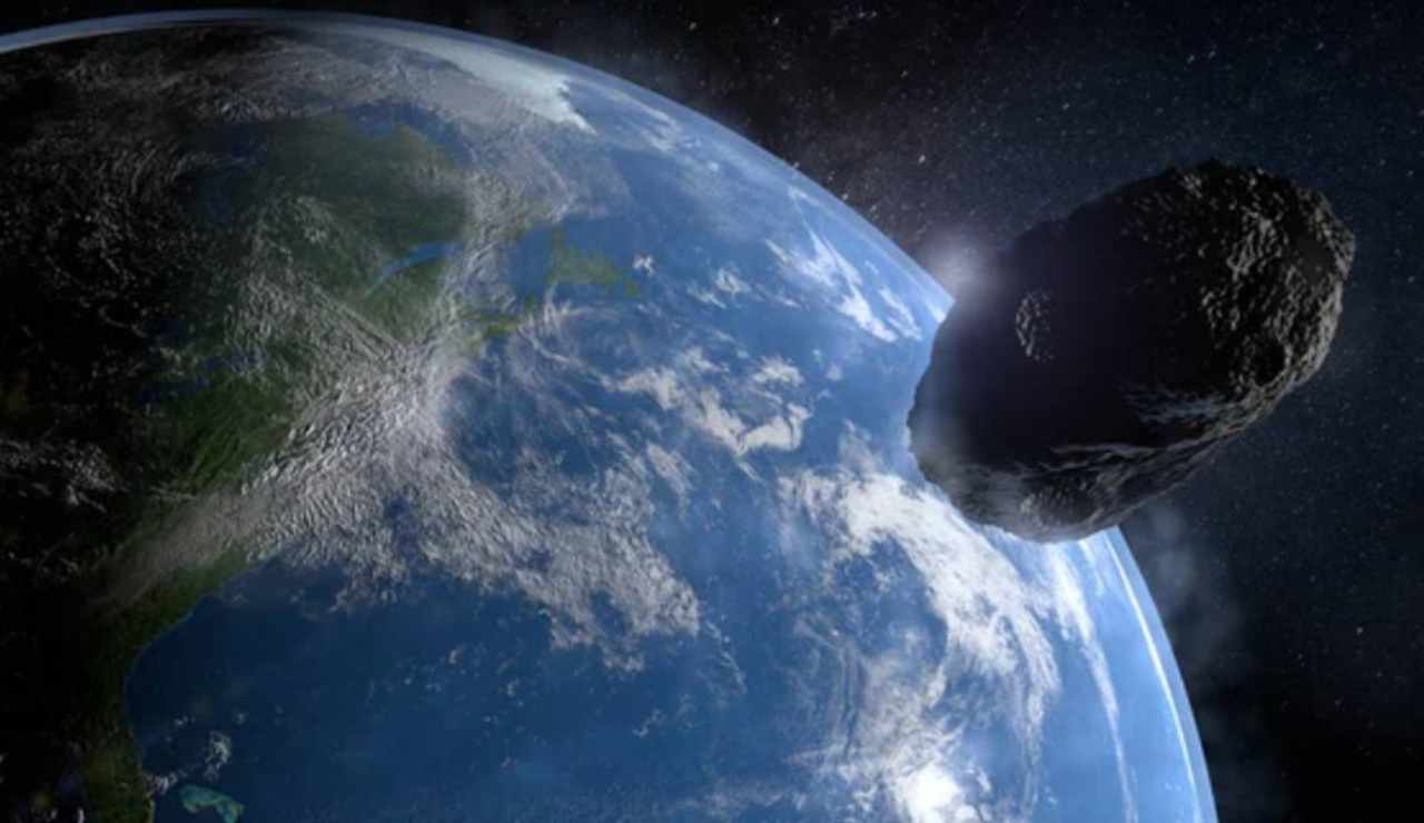 Illustrazione di un asteroide vicino alla Terra (Depositphotos foto) - www.sciencecue.it