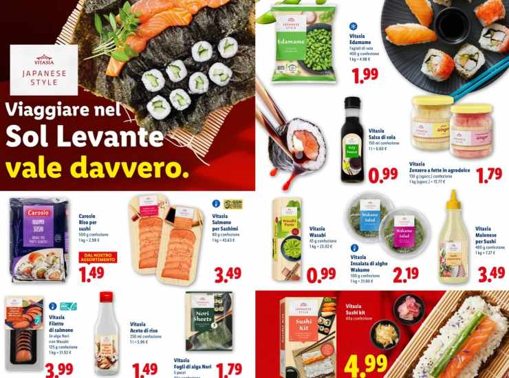 L'iniziativa LIDL dedicata al Giappone (LIDL foto) - www.sciencecue.it