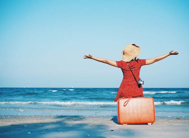 Donna in vacanza