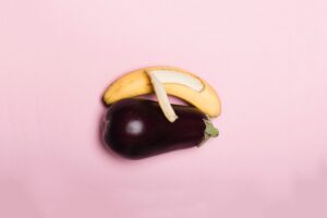 banana e melanzana rappresentano l'amore omosessuale