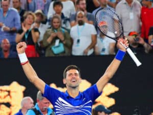 bottoncino di Djokovic