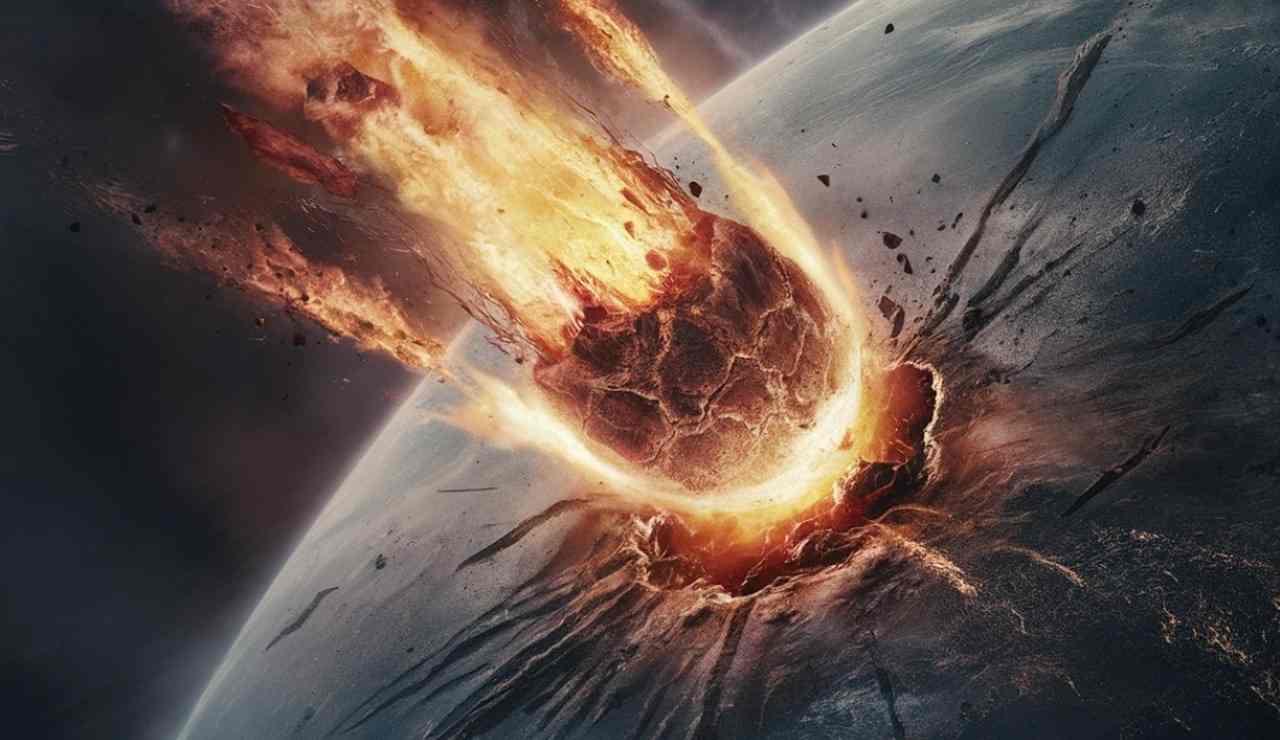 Illustrazione dell'impatto di un meteorite (Pixabay FOTO) - sciencecue.it