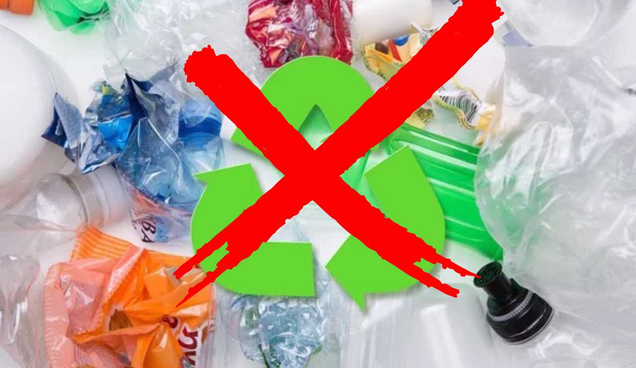 No plastica riciclata