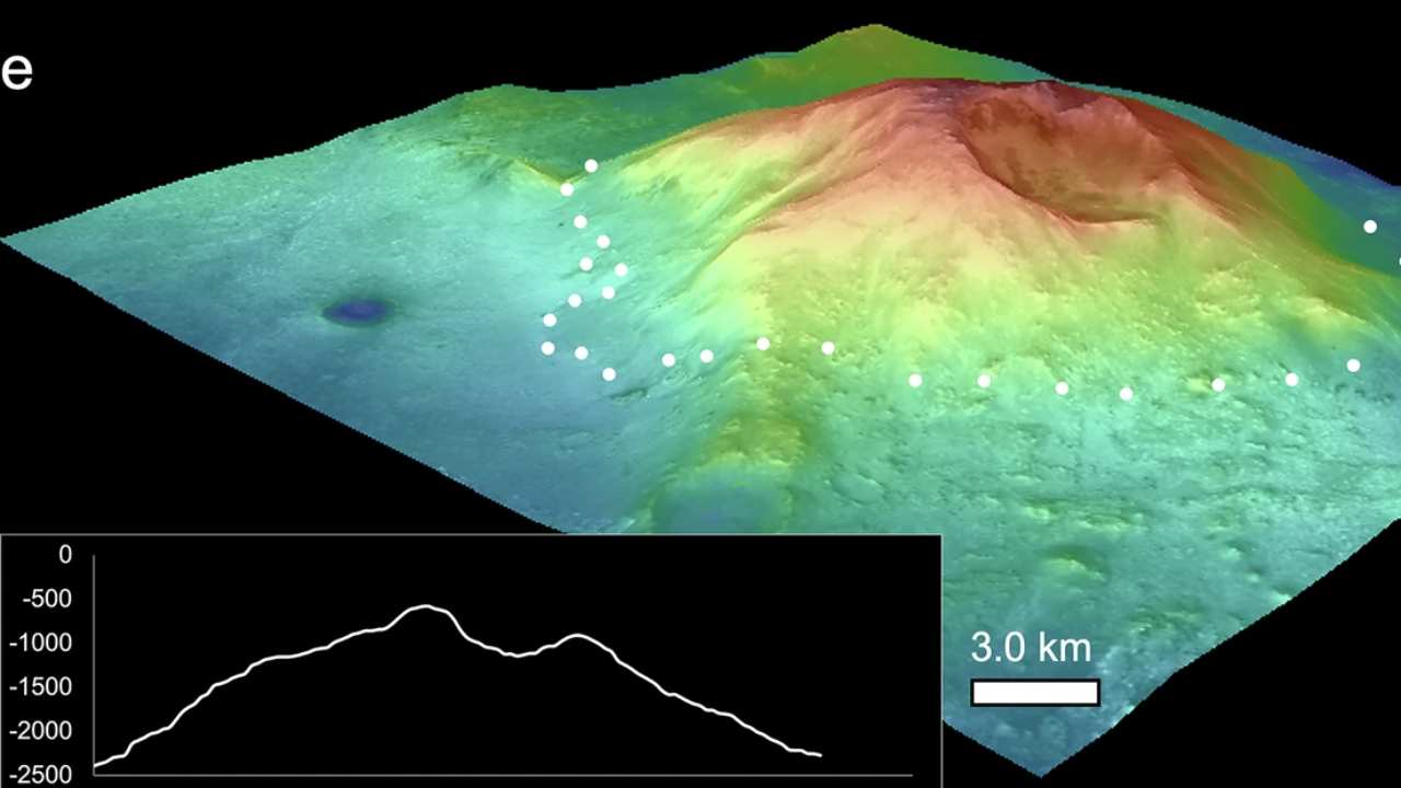 Illustrazione dell'antico vulcano (Cuevas-Quiñones et al., 2025 FOTO) - sciencecue.it