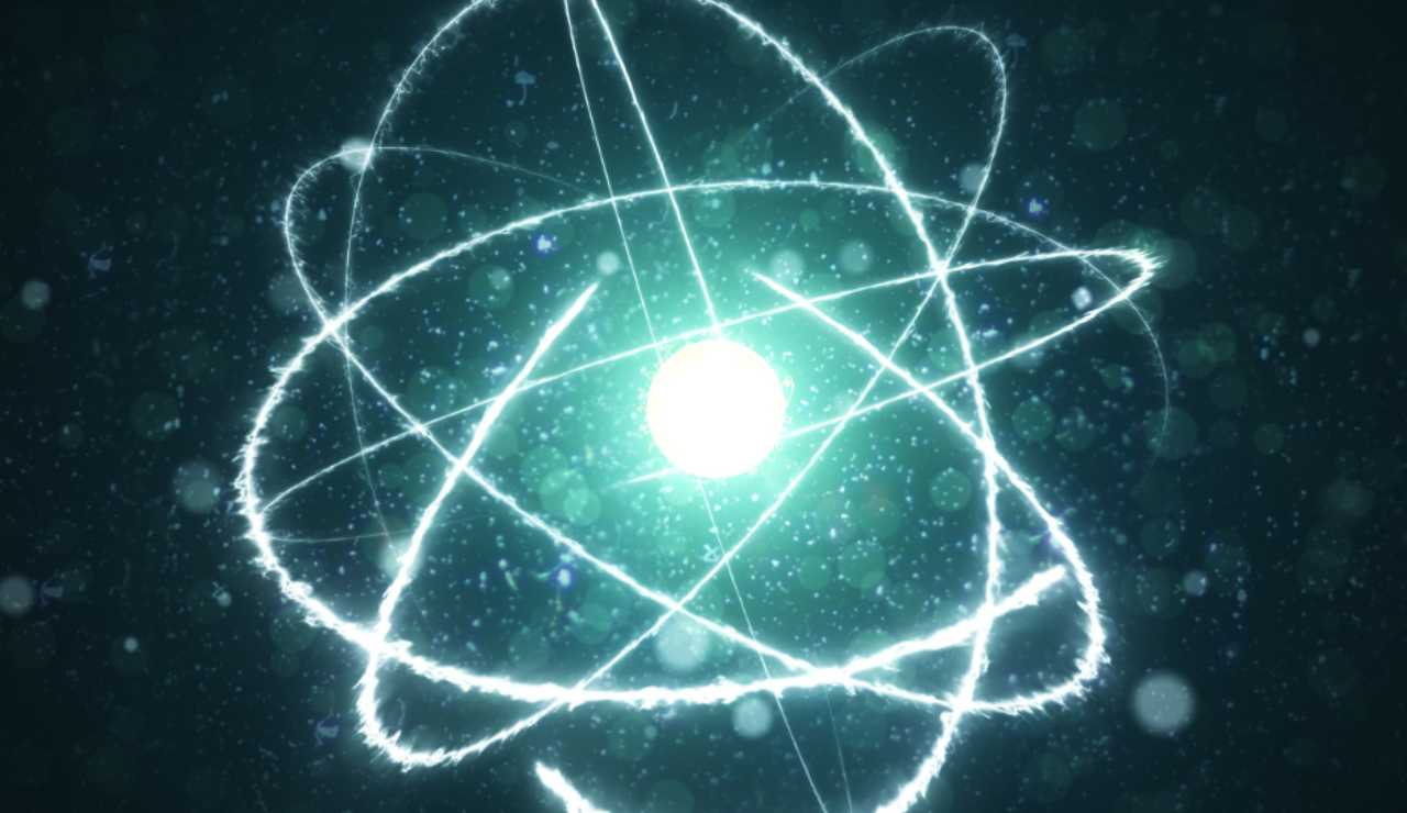 Illustrazione di un atomo (Canva FOTO) - sciencecue.it