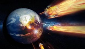 Terra colpita da asteroidi