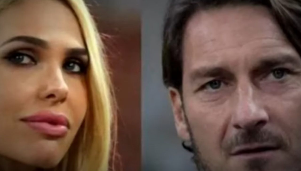 Francesco Totti e Ilary Blasi (Rai - youtube screenshot) - www.sciencecue.it
