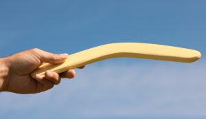Illustrazione di un boomerang (Canva FOTO) - sciencecue.it
