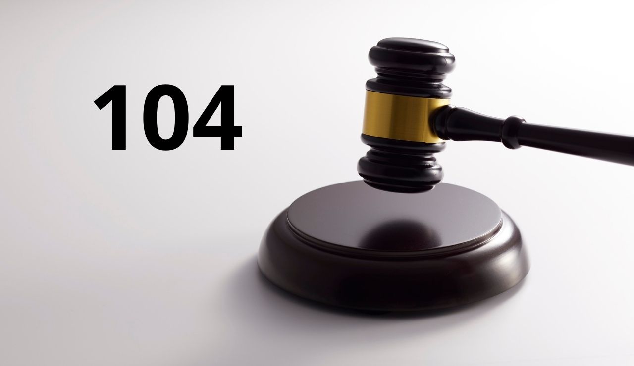 104 legge