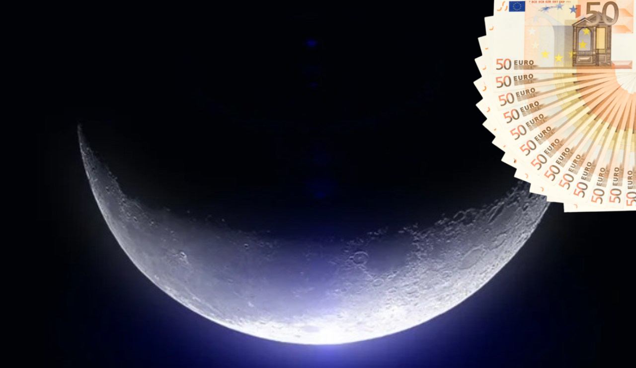 Luna e soldi (Depositphotos foto) - www.sciencecue.it
