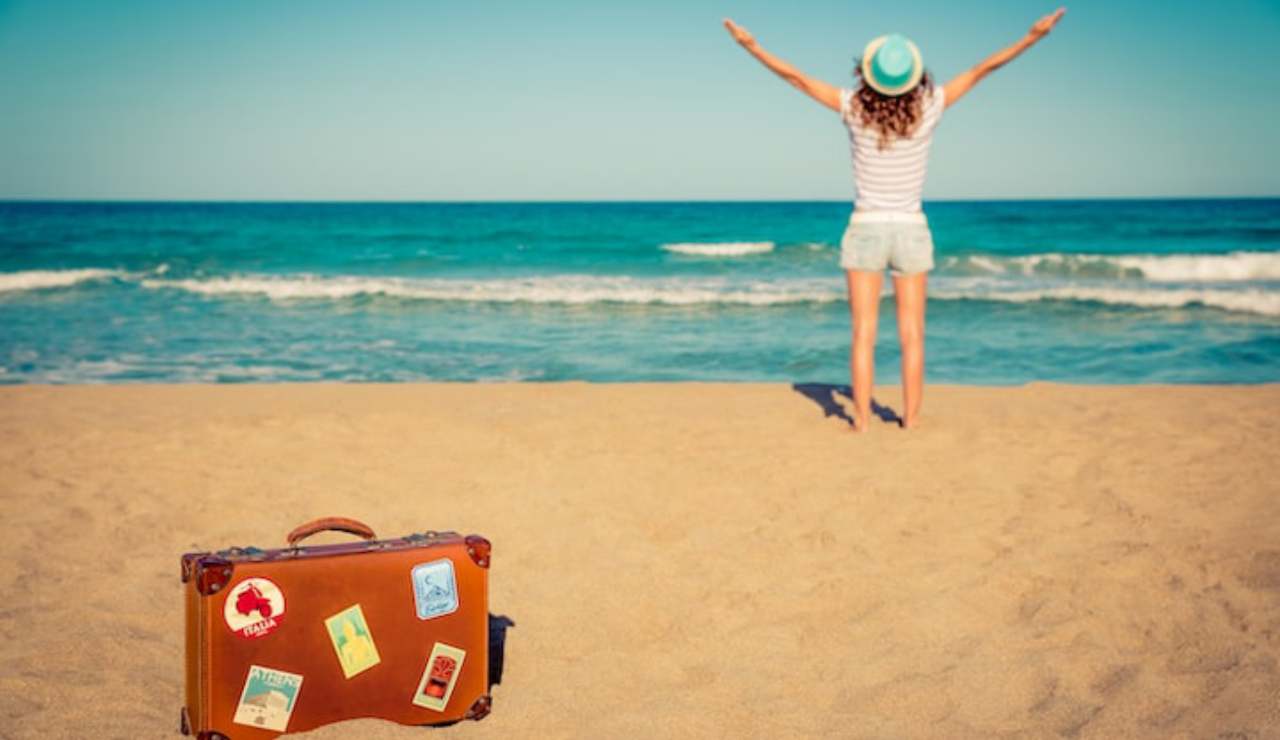 Donna in vacanza